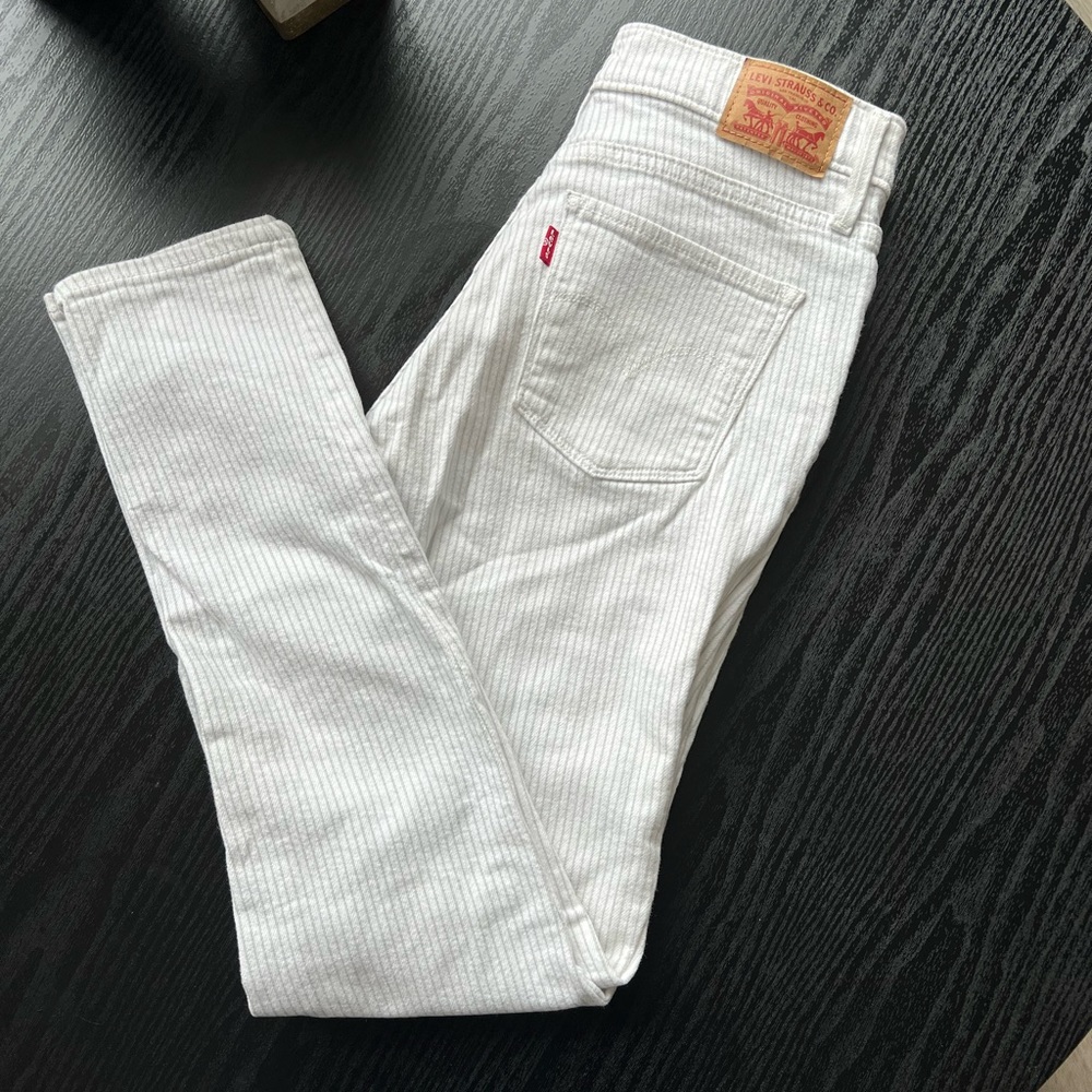 Levi 311 pinstriped jeans
